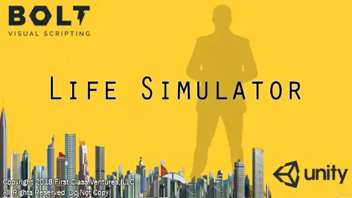 Build a Life Simulator Game using Visual Scripting in Unity